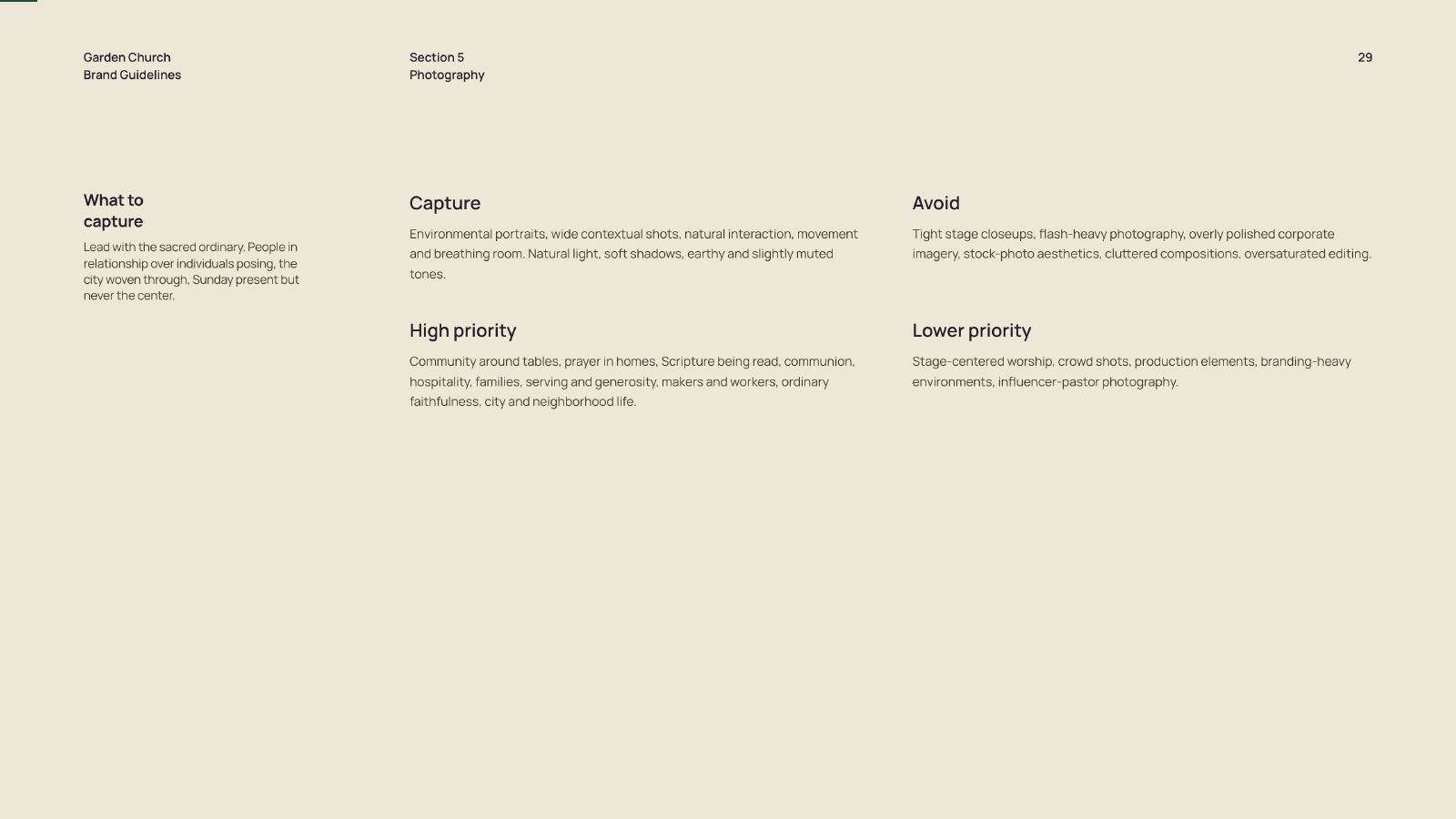 Brand Guidelines 29